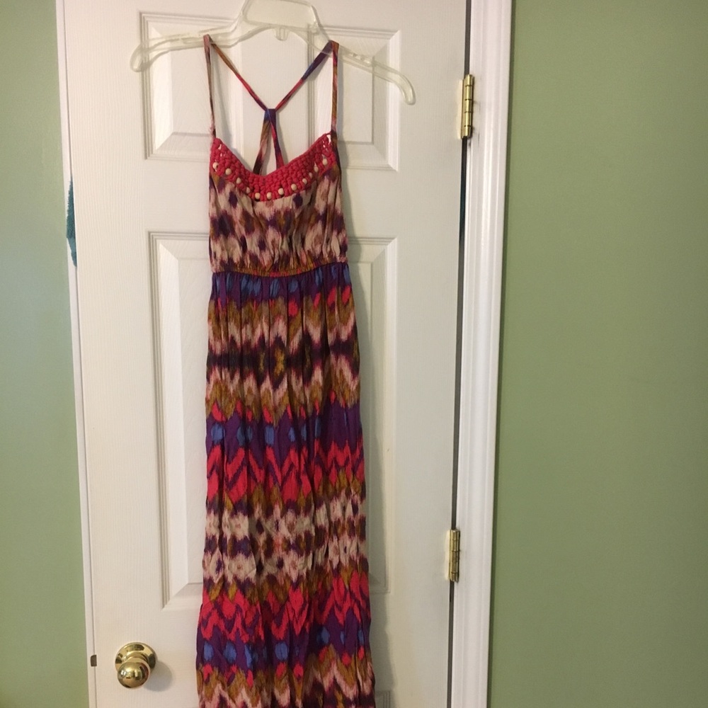 Colorful maxi dress size XS